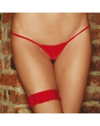 Perizoma V string panty rosso