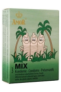 Profilattici Amor Mix Stimolanti 3pz